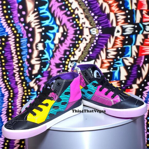 Disney x GroundUp Nightmare Before Christmas Jack Skellington High Top Sneakers - Picture 3 of 5